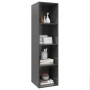 Mueble TV pared madera contrachapada gris brillo 37x37x142,5 cm de vidaXL, Muebles TV - Ref: Foro24-805497, Precio: 46,68 €, ...