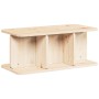 Mesa de Café Natural 80 x 39.5 x 33.5 cm Madera maciza de pino