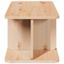 Mesa de Café Natural 80 x 39.5 x 33.5 cm Madera maciza de pino