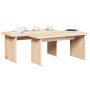 Mesa de Café Natural 100 x 69 x 35.5 cm Madera maciza de pino