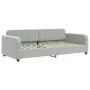 Schlafsofa mit hellgrauer Samtmatratze 90x200 cm von vidaXL, Betten und Lattenroste - Ref: Foro24-3196905, Preis: 319,50 €, R...