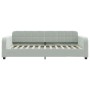 Sofa bed with light gray velvet mattress 90x200 cm by vidaXL, Beds and slatted bases - Ref: Foro24-3196905, Price: 319,31 €, ...