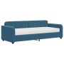 Sofá cama con colchón terciopelo azul 80x200 cm de vidaXL, Camas y somieres - Ref: Foro24-3196897, Precio: 331,10 €, Descuent...