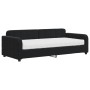 Sofá cama con colchón terciopelo negro 90x200 cm de vidaXL, Camas y somieres - Ref: Foro24-3196909, Precio: 317,93 €, Descuen...