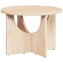 Mesa de Café Natural 50 x 50 x 35 cm Madera maciza de pino