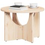 Mesa de Café Natural 50 x 50 x 35 cm Madera maciza de pino