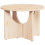 Mesa de Café Natural 50 x 50 x 35 cm Madera maciza de pino