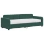 Sofa bed with dark green velvet mattress 80x200 cm by vidaXL, Beds and slatted bases - Ref: Foro24-3196900, Price: 310,47 €, ...