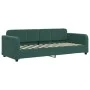 Sofa bed with dark green velvet mattress 80x200 cm by vidaXL, Beds and slatted bases - Ref: Foro24-3196900, Price: 310,47 €, ...