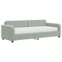 Schlafsofa mit hellgrauer Samtmatratze 80x200 cm von vidaXL, Betten und Lattenroste - Ref: Foro24-3196898, Preis: 360,73 €, R...