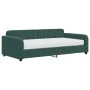 Sofa bed with dark green velvet mattress 100x200 cm by vidaXL, Beds and slatted bases - Ref: Foro24-3196914, Price: 375,58 €,...