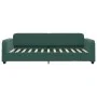 Sofa bed with dark green velvet mattress 100x200 cm by vidaXL, Beds and slatted bases - Ref: Foro24-3196914, Price: 375,58 €,...