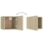 Sonoma Eiche Wand Wohnzimmermöbel 30,5x30x30 cm von vidaXL, TV-Möbel - Ref: Foro24-804490, Preis: 27,94 €, Rabatt: %