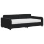 Sofa bed with black velvet mattress 100x200 cm by vidaXL, Beds and slatted bases - Ref: Foro24-3196916, Price: 341,91 €, Disc...