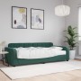 Schlafsofa mit dunkelgrüner Samtmatratze 90x200 cm von vidaXL, Betten und Lattenroste - Ref: Foro24-3196907, Preis: 343,85 €,...