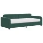 Sofa bed with dark green velvet mattress 90x200 cm by vidaXL, Beds and slatted bases - Ref: Foro24-3196907, Price: 357,92 €, ...