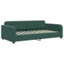 Sofa bed with dark green velvet mattress 90x200 cm by vidaXL, Beds and slatted bases - Ref: Foro24-3196907, Price: 357,92 €, ...