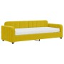 Schlafsofa mit gelber Samtmatratze 80x200 cm von vidaXL, Betten und Lattenroste - Ref: Foro24-3196903, Preis: 311,25 €, Rabat...