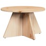 Mesa de Café 3 pcs Natural 49 x 49 x 30 cm