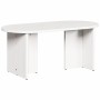 Mesa de Café Blanco 80 x 39.5 x 35 cm Madera maciza de Pino