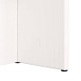 Mesa de Café Blanco 80 x 39.5 x 35 cm Madera maciza de Pino