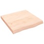 Massivholz-Badezimmerarbeitsplatte unbehandelt 60x60x(2-6) cm von vidaXL, Arbeitsplatten - Ref: Foro24-3156016, Preis: 62,35 ...