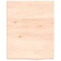 Encimera de baño madera maciza sin tratar 40x50x(2-4) cm by vidaXL, Countertops - Ref: Foro24-3156000, Price: 37,98 €, Discou...