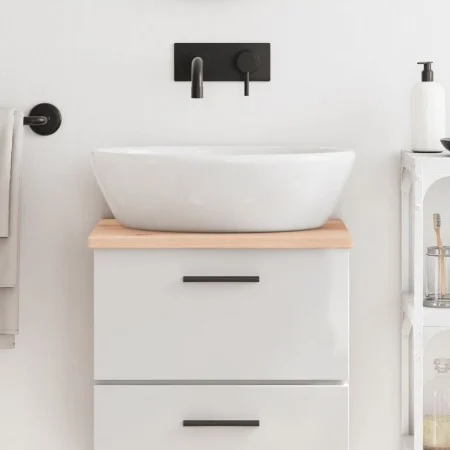 Encimera de baño madera maciza sin tratar 40x40x2 cm by vidaXL, Countertops - Ref: Foro24-3155996, Price: 25,41 €, Discount: %