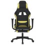 Gaming-Stuhl mit Fußstütze aus hellgrünem und schwarzem Stoff von vidaXL, Gaming-Stühle - Ref: Foro24-3143748, Preis: 123,30 ...
