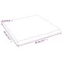 Massive unbehandelte Holzbad-Arbeitsplatte 40x40x2 cm von vidaXL, Arbeitsplatten - Ref: Foro24-3155996, Preis: 25,41 €, Rabat...