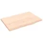 Encimera de baño madera maciza sin tratar 60x40x2 cm de vidaXL, Encimeras - Ref: Foro24-3156008, Precio: 33,46 €, Descuento: %