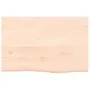 Untreated solid wood bathroom countertop 60x40x2 cm by vidaXL, Countertops - Ref: Foro24-3156008, Price: 33,46 €, Discount: %