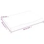 Encimera de baño madera maciza sin tratar 60x40x2 cm de vidaXL, Encimeras - Ref: Foro24-3156008, Precio: 33,46 €, Descuento: %