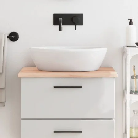 Massivholz-Badezimmerarbeitsplatte unbehandelt 60x40x2 cm von vidaXL, Arbeitsplatten - Ref: Foro24-3156014, Preis: 50,76 €, R...