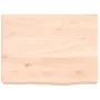 Untreated solid wood bathroom countertop 40x30x(2-6) cm by vidaXL, Countertops - Ref: Foro24-3155995, Price: 35,70 €, Discoun...