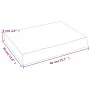 Untreated solid wood bathroom countertop 40x30x(2-6) cm by vidaXL, Countertops - Ref: Foro24-3155995, Price: 35,70 €, Discoun...