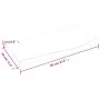 Encimera de baño madera maciza sin tratar 60x30x2 cm de vidaXL, Encimeras - Ref: Foro24-3156005, Precio: 31,12 €, Descuento: %
