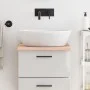 Massivholz-Badezimmerarbeitsplatte unbehandelt 40x50x2 cm von vidaXL, Arbeitsplatten - Ref: Foro24-3155999, Preis: 33,20 €, R...