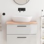 Unbehandelte Badezimmerarbeitsplatte aus Massivholz, 80 x 50 x (2–4) cm von vidaXL, Arbeitsplatten - Ref: Foro24-3156024, Pre...