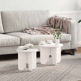 Mesa de Café 2 pcs Blanco 39.5 x 39.5 x 30 cm en Mesas de centro | Comprar online en Foro24