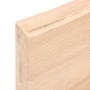 Untreated solid wood bathroom countertop 80x40x(2-6) cm by vidaXL, Countertops - Ref: Foro24-3156022, Price: 75,95 €, Discoun...