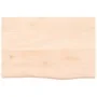 Massivholz-Badezimmerarbeitsplatte unbehandelt 60x40x(2-4) cm von vidaXL, Arbeitsplatten - Ref: Foro24-3156009, Preis: 53,19 ...