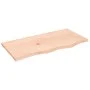 Untreated solid wood bathroom countertop 80x40x2 cm by vidaXL, Countertops - Ref: Foro24-3156020, Price: 49,85 €, Discount: %