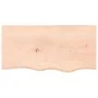 Untreated solid wood bathroom countertop 80x40x2 cm by vidaXL, Countertops - Ref: Foro24-3156020, Price: 49,85 €, Discount: %