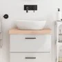 Unbehandelte Badezimmerarbeitsplatte aus Massivholz, 60 x 30 x (2–6) cm von vidaXL, Arbeitsplatten - Ref: Foro24-3156007, Pre...