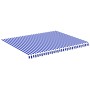 Ersatzstoff für blau-weiße Markise 4,5x3,5 m von vidaXL, Markisen - Ref: Foro24-311920, Preis: 64,52 €, Rabatt: %