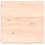 Untreated solid wood bathroom countertop 40x40x(2-4) cm by vidaXL, Countertops - Ref: Foro24-3155997, Price: 32,60 €, Discoun...
