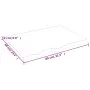 Encimera de baño madera maciza tratada marrón claro 80x60x2 cm de vidaXL, Encimeras - Ref: Foro24-3156122, Precio: 57,40 €, D...
