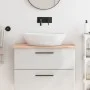 Untreated solid wood bathroom countertop 80x30x2 cm by vidaXL, Countertops - Ref: Foro24-3156017, Price: 36,83 €, Discount: %