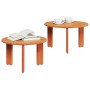 Mesa de Café 2 pcs Marrón cera 47.5 x 47.5 x 27 cm